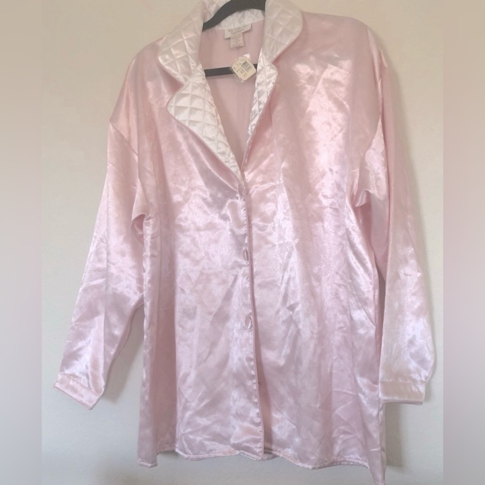 Victoria’s Secret vintage gold-tag pajama button down size M